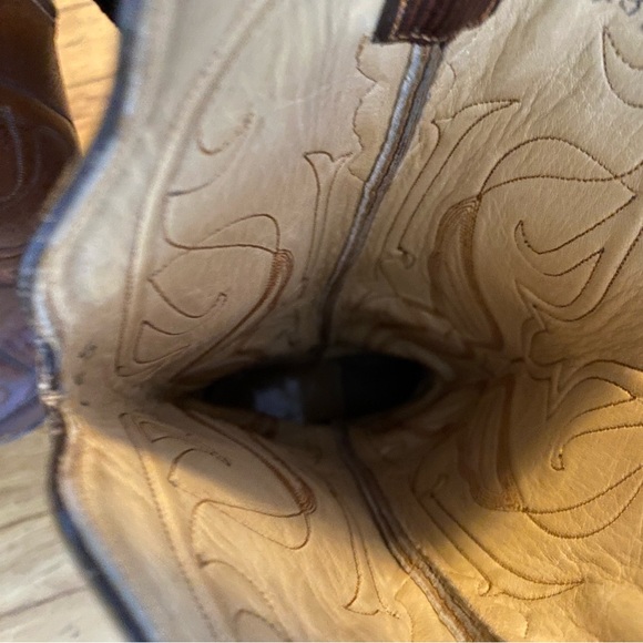 Justin cowboy boots - alligator and leather - Picture 5 of 8